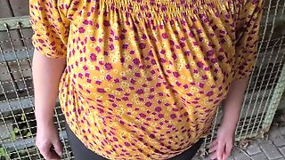 Titslapping World Record Training 2 - Part 17 of 18 - 4230 Hard Slaps in Public