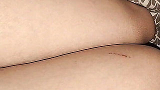 I’m Lying Next to My Stepsister and Touching My Dick.