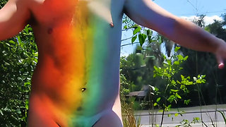 Rainbow Dancer ft. Matty Muse (nudist)