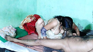 Family Sex Video of a Slutty Stepsister Sucking Her Stepbrother's Cock While Naked.