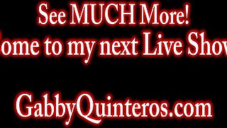 Insatiable Gabby Quinteros's brunette video