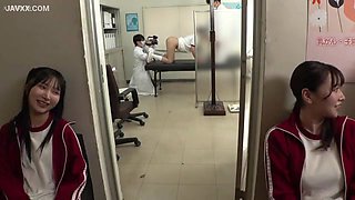 Sensitive Schoolgirls in Bloomers Undergo Sexual Harassment Physical Exam x2xC53A38116F5250610C