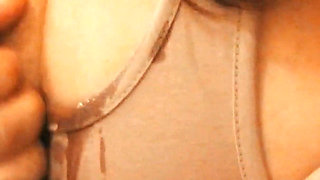 My Stepmother in Law Gave Me Amazing Oily Titfuck by Keeping My Dick Between Her Big Boobs