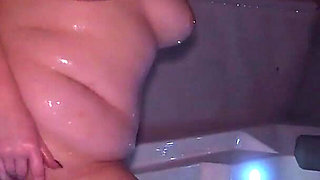 Lesbian Hot Tub Smoking Play