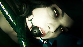 Lady Dimitrescu Loves BDSM Anal Sex Machine - Makes Her Cum - 3D Animation Resident Evil