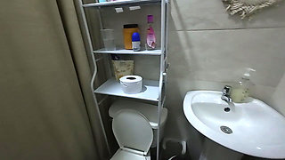 Sexy Ass Clap Big Tits Nips Pierced Hot Stepdaughter In Bathroom Stepdaddy Walks In She Begs For a Golden Shower - Mastermeat1
