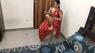 Seeing my big step sister naked, I sucked my dick.