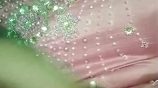 Indian Gay Crossdresser Bottom Real Homemade Sex in Pink Salwar Kurta with Heavy Jwellery Just Like a Housewife