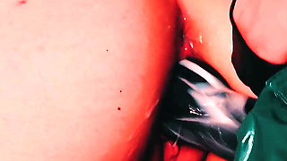 Curvy Lesbian Fetish Play - Blonde and Brunette Worship, Finger & Fuck in Full Fetish Gear