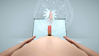 [mmd] Angel, Pregnant Belly, Sex Toy, Erotic Tattoos, Succubus Tattoos, Cowgirl Position, Jiggling Big Tits, Exposed Pussy