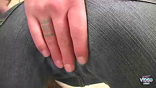 Fellas From the MMF Threesome Into Spanking Her Big Ass for Kinky Fun Stoking