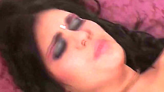 Brunette Beauty Rides Hard After Sloppy Blowjob