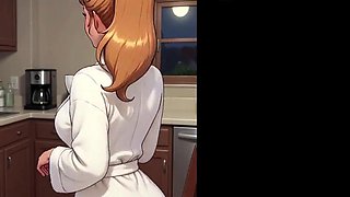 StepmomArt Delivers Slippery Hentai JOI Instructions to Big-Titted Big-Butt Stepmom