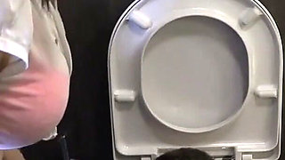 Flushing the toilet pervert