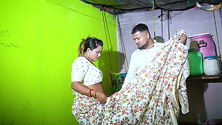 Indian 'emi' Agent Fucks a Stepmother and Stepdaughter Together Outside the House