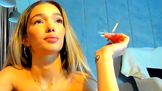 Amateur blond girl with big boobs getting fucked
