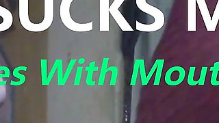 Lizeth Sucks My Cock - on Her Knees with Mouthful of Cum