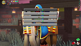 Alex Sucks Steve Through a Gloryhole! Sloppy Blowjob HornyCraft Minecraft Parody