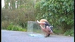 Black Nylons up the Skirt