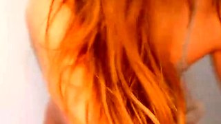 Blonde tight pussy babe solo toy fun in glamour masturbation