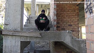 A Famous Wife From Heliopolis With A Milky Chest Closes Her Office And Goes Out To Please Herself