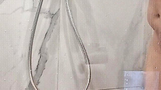 Pressure & Pleasure: Big-tit Shower MILF