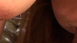 Horny Asian skinny teen caught masturbating with step brother