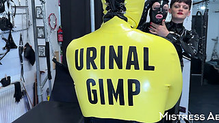 Mistressae Sessions with Princess Latex Rubber Doll: the Sybian Experiment