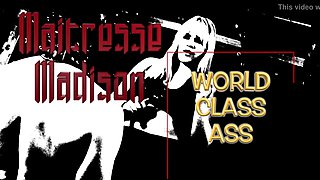World Class Ass Kisser - Blond Mistress makes kiss and s. under Her big ass