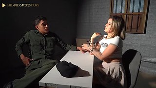 Melanie Caceres Tight Pussy Fucked Hard By Police Officer TommyJackson Huge Cock