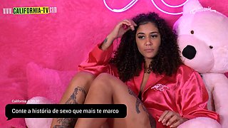 Busty Brunette Desire A with Big Tits Gets Wildly Horny Masturbating Herself to Explosive
