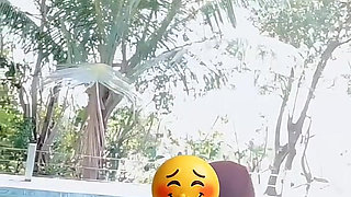 Hijab Nude in Swimming Pool