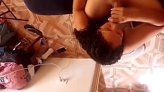 Big-bootied MILF ends up fucking her stepson while hes home alone and leaves her covered in semen