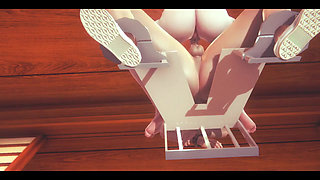 Demon Slayer Hentai - Shinobu Kocho Hardsex in Tatami - Japanese Asian Manga Anime Game Porn