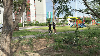 CASUAL SEX WITH STRANGER, I fuck young latina and cum in her pussy