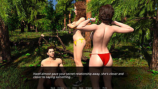 Nursing back to pleasure: hot girl doing handjob in the woods ep 64