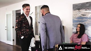Dominic Pacifico and Sophia Burns's double penetration action by We Swing Both Ways