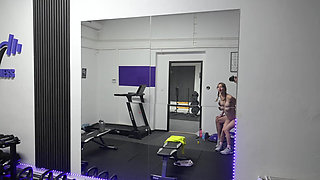 Gym POV - Trainer Fucks My Hairy Pussy After Workout