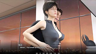 Camel toe pussy, sexy waitress, bodystocking