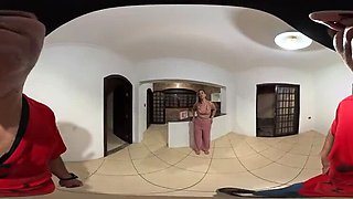 Gabi Sweet MILF sucks client’s dick and takes a big cumshot in empty house