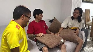 Jealous Best Friend Watches Me Fuck His Horny Wife After Losing Colombia vs Portugal Bet