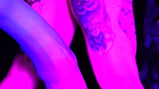 Gaping ass fetish toying from clit pumped anal booty slut