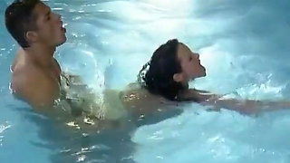 Busty German Slut Got Fucked in the Pool