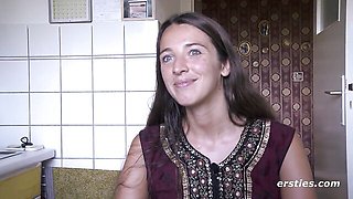 Oiled Tanja Fingers Herself