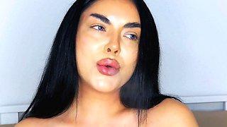 Beautiful Brunette Smoking Fetish Tease - Softcore Seduction