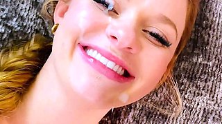 Pov homemade amateur facial cumshot and blowjob