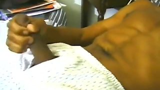 Black Yankees Fan Rubbing One Out Alone In His Room