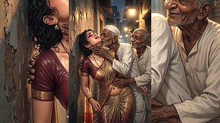 INDIAN MILFs and Bhabhi Totally Dominated by Filthy MUSLIM Men - Public Grouping & Corruption