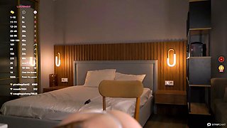 Brunette Teen ASMR Lingerie Strip