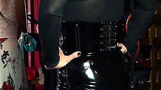 Mistress Apprentice Part 3 Miss Ash Delivers Lesbian Submissive to Mistress Inka Who Wipes the Smirk off Slave Mila with Sadist